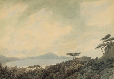 Bahía de Nápoles desde Capodimonte de John Robert Cozens