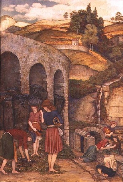 Los ladrones de carbón de John Roddam Spencer Stanhope