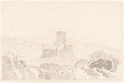 Paisaje con iglesia de John Sell Cotman