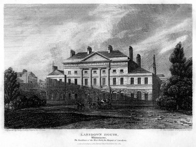 Casa Lansdowne, Westminster, Londres, 1815 de John Shury