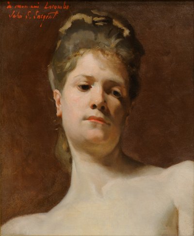 Modelo rubia, c.1877 (óleo sobre lienzo) de John Singer Sargent