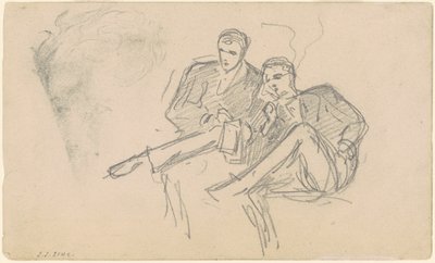 Hombres sentados de John Singer Sargent