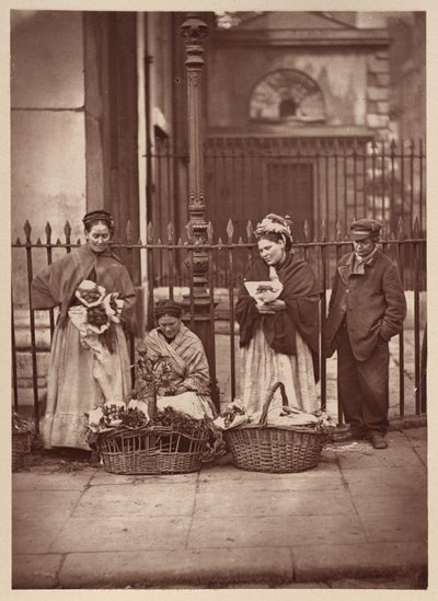 Covent Garden flor mujeres de John Thomson