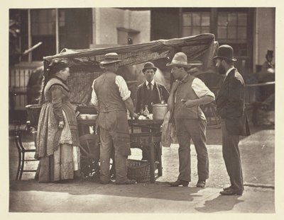 El vendedor de mariscos, 1881 de John Thomson