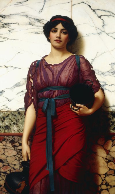 Una Idilio Griego, 1907 de John William Godward