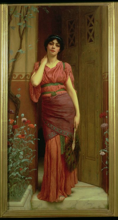 La puerta del jardín de John William Godward