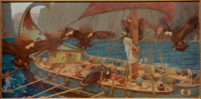 Ulises y las sirenas de John William Waterhouse