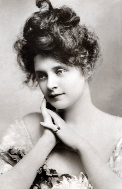 Billie Burke 1885-1970, actriz estadounidense, 1908 de Johnston and Hoffman