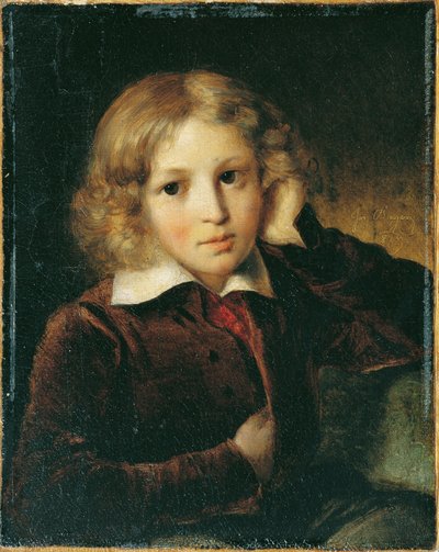 retrato de niño de Josef Bayer