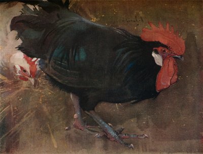 El gallo negro, c1894 de Joseph Crawhall