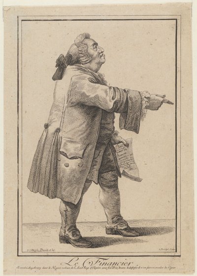 Le Financier, 1784 de Joseph Franz Goez von