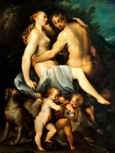 Venus y Adonis de Joseph Heintz