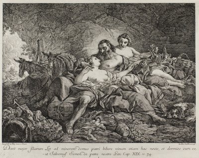 Lot y sus hijas, 1748 de Joseph Marie Vien