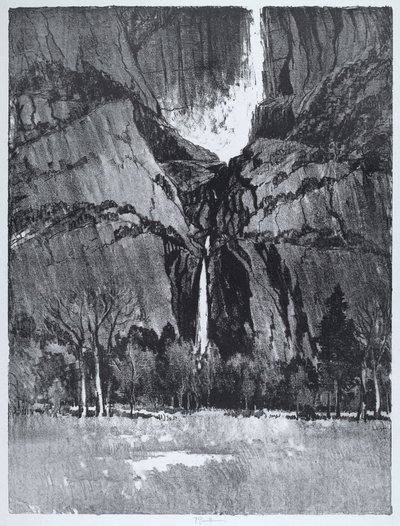 Cataratas inferiores, Yosemite de Joseph Pennell