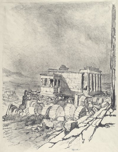 El Erecteón, 1913 de Joseph Pennell