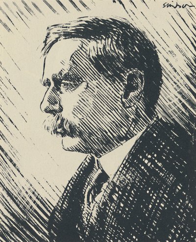 H. G. Wells, c1930s, c1950 de Joseph Simpson