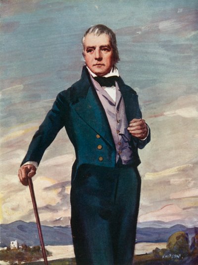 Sir Walter Scott, 1771-1832 de Joseph Simpson