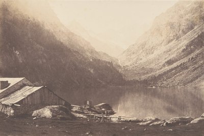 Lago de Gaube, Cauterets, 1853 de Joseph Vigier