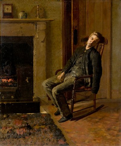 Cansado (óleo sobre lienzo) de Joseph Woodhouse Stubbs