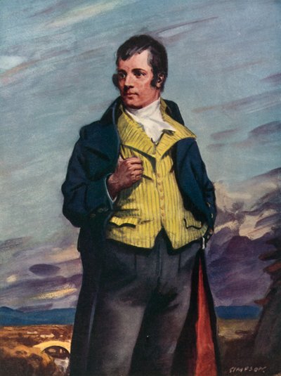 Robert Burns, 1759-1796 de Joseph after Simpson