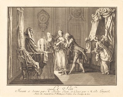 La Tarde de Joseph de Longueil after Charles Eisen