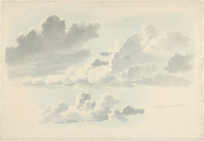 Estudios de nubes de Josephus Augustus Knip