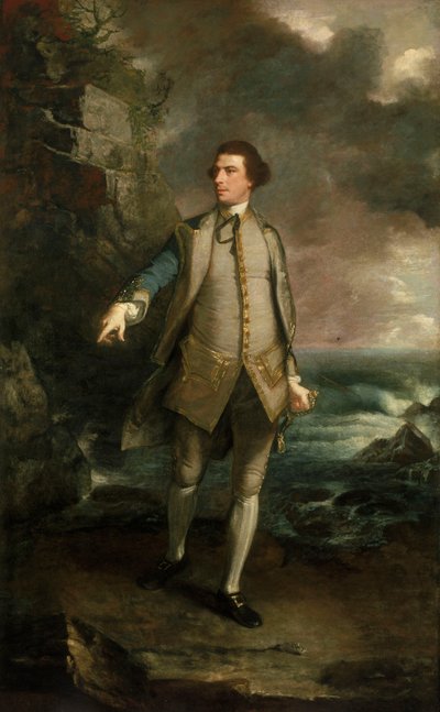 Capitán The Honourable Augustus Keppel (1725-1786) de Joshua Reynolds