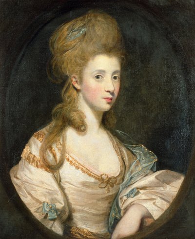 Retrato de la Sra. John Musters, c.1777-80 de Joshua Reynolds