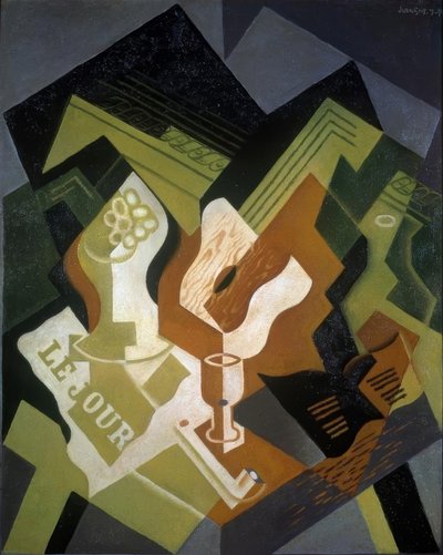 Guitarra y frutero de Juan Gris