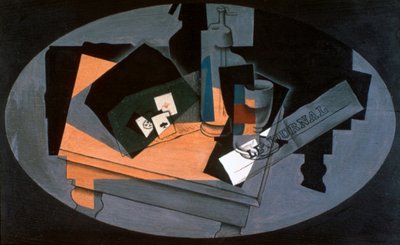 Cartas y sifón, 1916 de Juan Gris