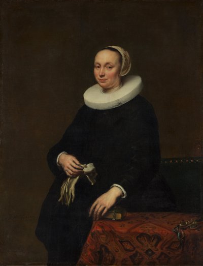 Retrato de una mujer de Jürgen Ovens