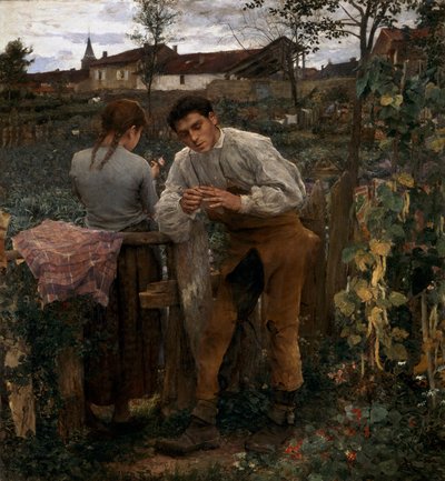 Amor rural, 1882 de Jules Bastien Lepage