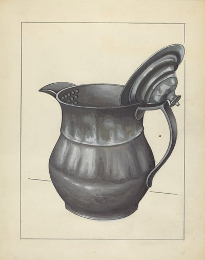 Tetera de plata, c. 1936 de Jules Lefevere