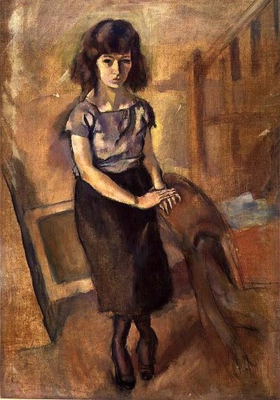 Joven Mujer de Pie, c.1920 de Jules Pascin