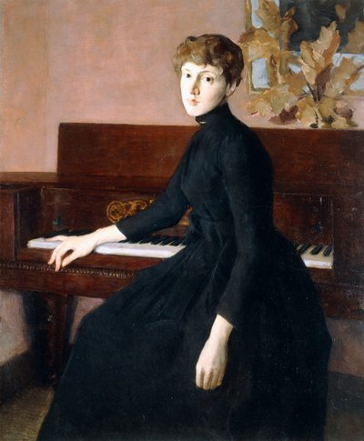 Al piano de Julian Alden Weir