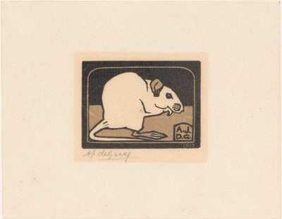 Ratón sentado de Julie de Graag (signed by artist)