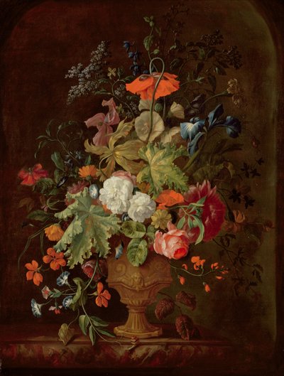 Jarrón de flores de Justus van Huysum