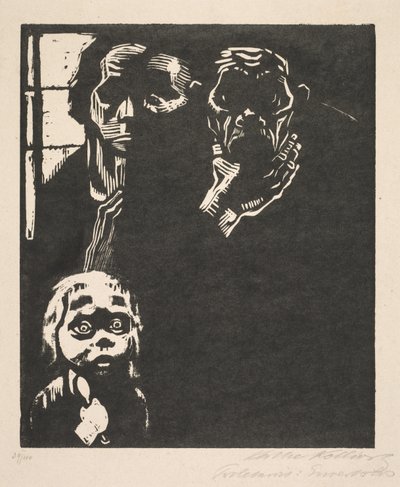 Proletariado: No. 1 Sin trabajo de Käthe Kollwitz