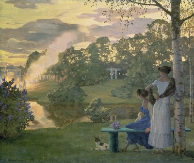 Fuegos artificiales de Konstantin Andreevic Somov