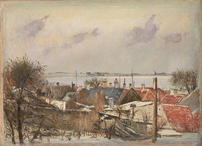 Vista desde Roskilde hacia el fiordo de Laurits Andersen Ring