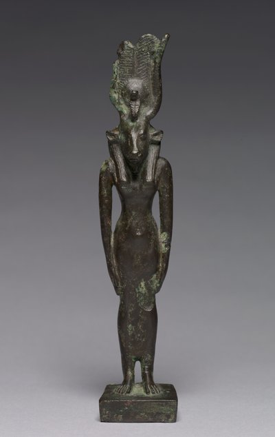 Estatuilla de Hathor, 664-30 a.C. de Late Period Egyptian