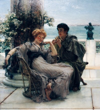 Cortejo (La propuesta) de Lawrence Alma Tadema