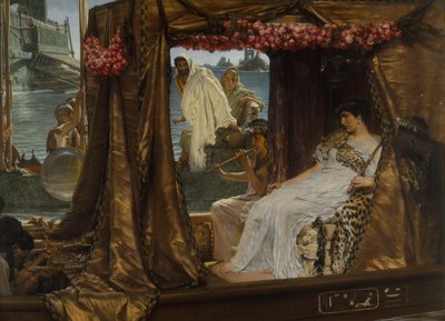 El Encuentro de Antonio y Cleopatra de Lawrence Alma Tadema