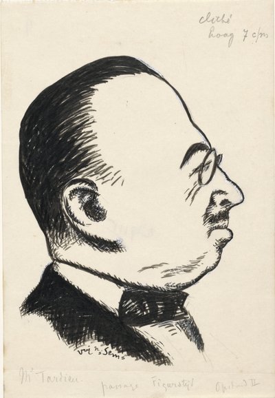 Retrato de André Tardieu de Leo Gestel