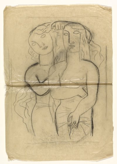 Dos mujeres de pie de Leo Gestel