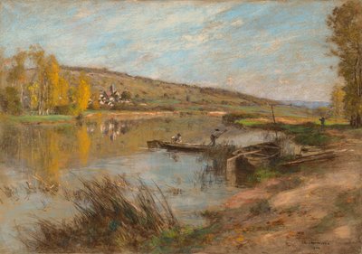 Quai au Sable, Chartèves de Leon Augustin Lhermitte