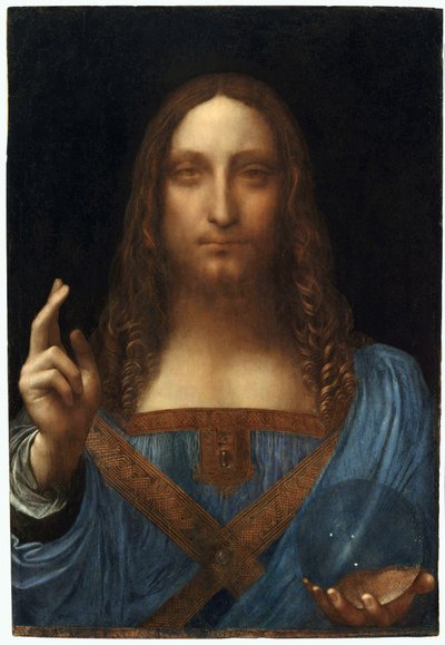 Cristo como Salvator Mundi de Leonardo da Vinci
