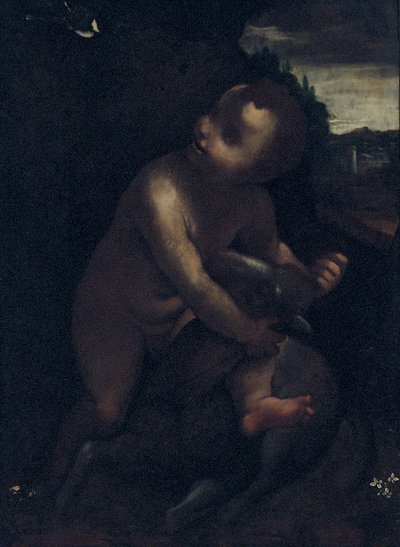 El niño San Juan Bautista de Leonardo da Vinci