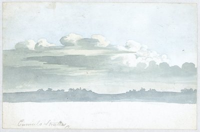 Estudio de nubes por Luke Howard, c 1808-1811 de Unbekannt Unbekannt