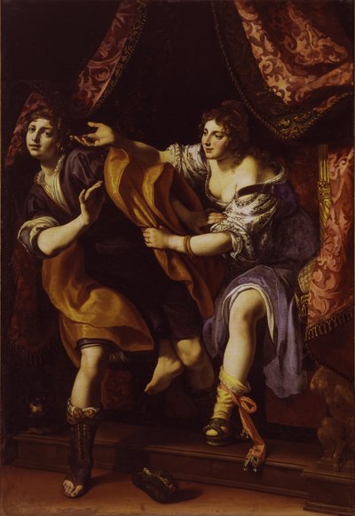 José y la esposa de Potifar, 1610 de Lodovico Cigoli